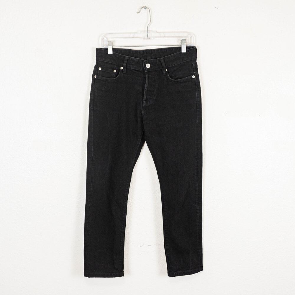Buck Mason Men's Maverick Slim 13oz Denim Jean in Black size 29x25